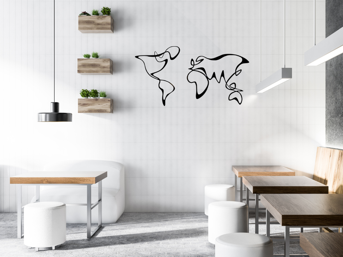 Idee decorazioni murali in ferro